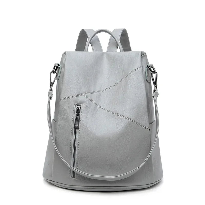 JOANA | DIEBSTAHLSICHERER LEDERRUCKSACK