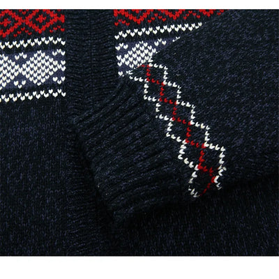 Logan | Vintage Strickjacke mit Reißverschluss