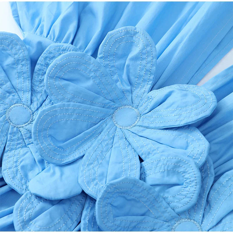 Stacey - Schickes Maxikleid mit Blumenmuster und V-Ausschnitt