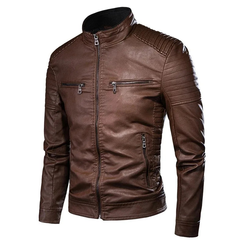 Hunter™ Klassische Lederjacke