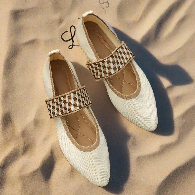 Stilvolle Damen Sommerschuhe mit spitzer Zehenpartie – Lina