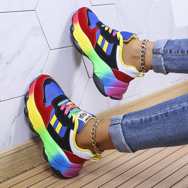 Bunte Sneakers für Damen