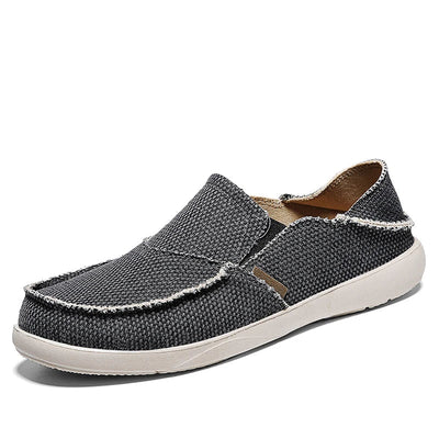 Leichte Canvas-Slipper für Herren | Atmungsaktive Sommer-Espadrilles - Niko