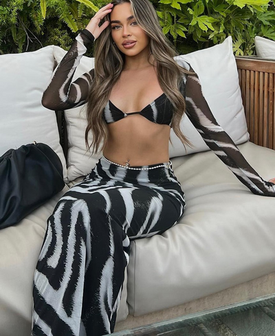 Gestreiftes Sommer-Set mit Rock – Trendig & Feminin – Melina