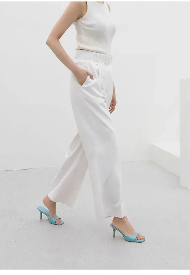 Offene Absatz-Mules Damen – Mirella