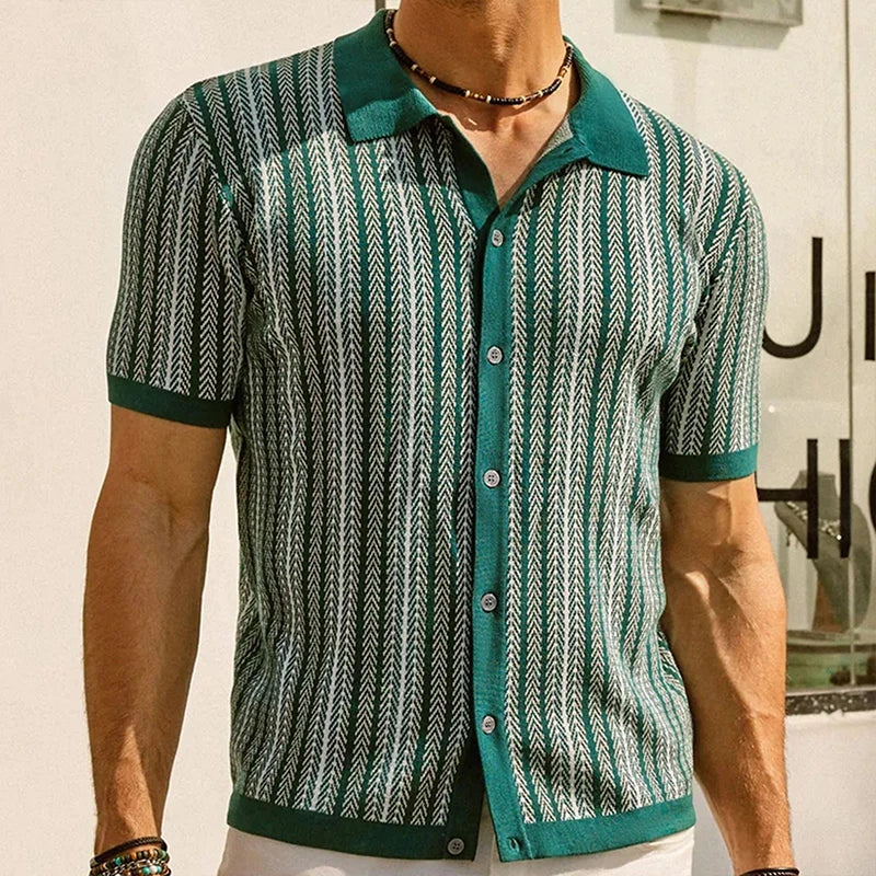 Elam - Button-Down-Poloshirt für Herren