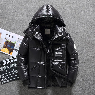 Herren Daunen Jacke Mit Kapuze | Winter