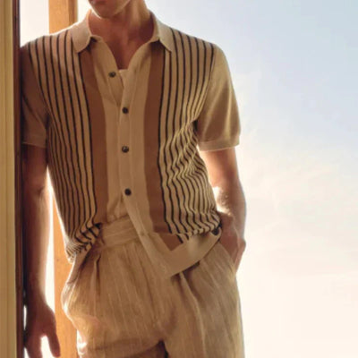 Egmont – elegantes gestreiftes damen-poloshirt