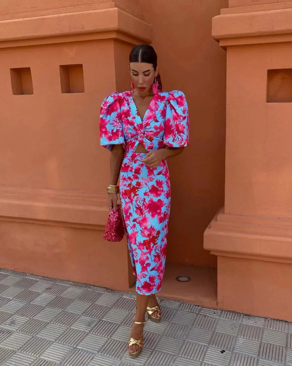 Simona™ | Frühlingskleid mit Puffärmeln