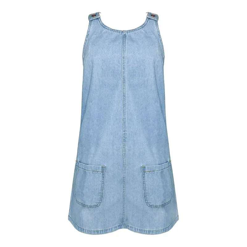 Malwina – Praktisches Und Leichtes Sommerkleid aus Denim
