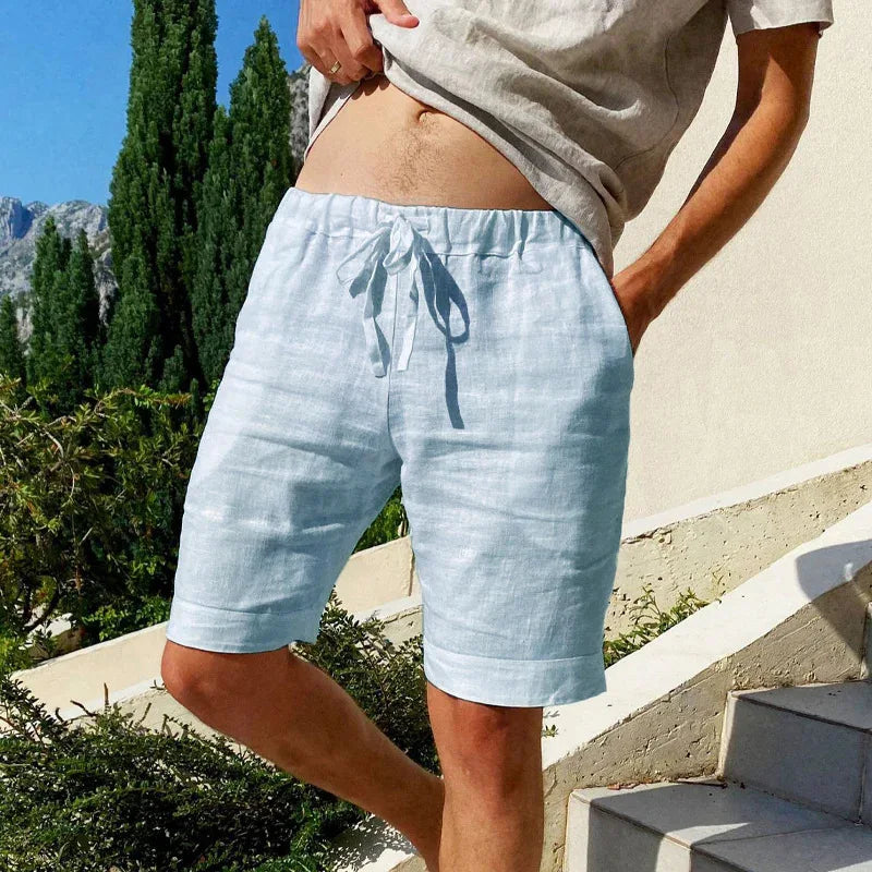 Rupert - Leinen-Shorts für Männer