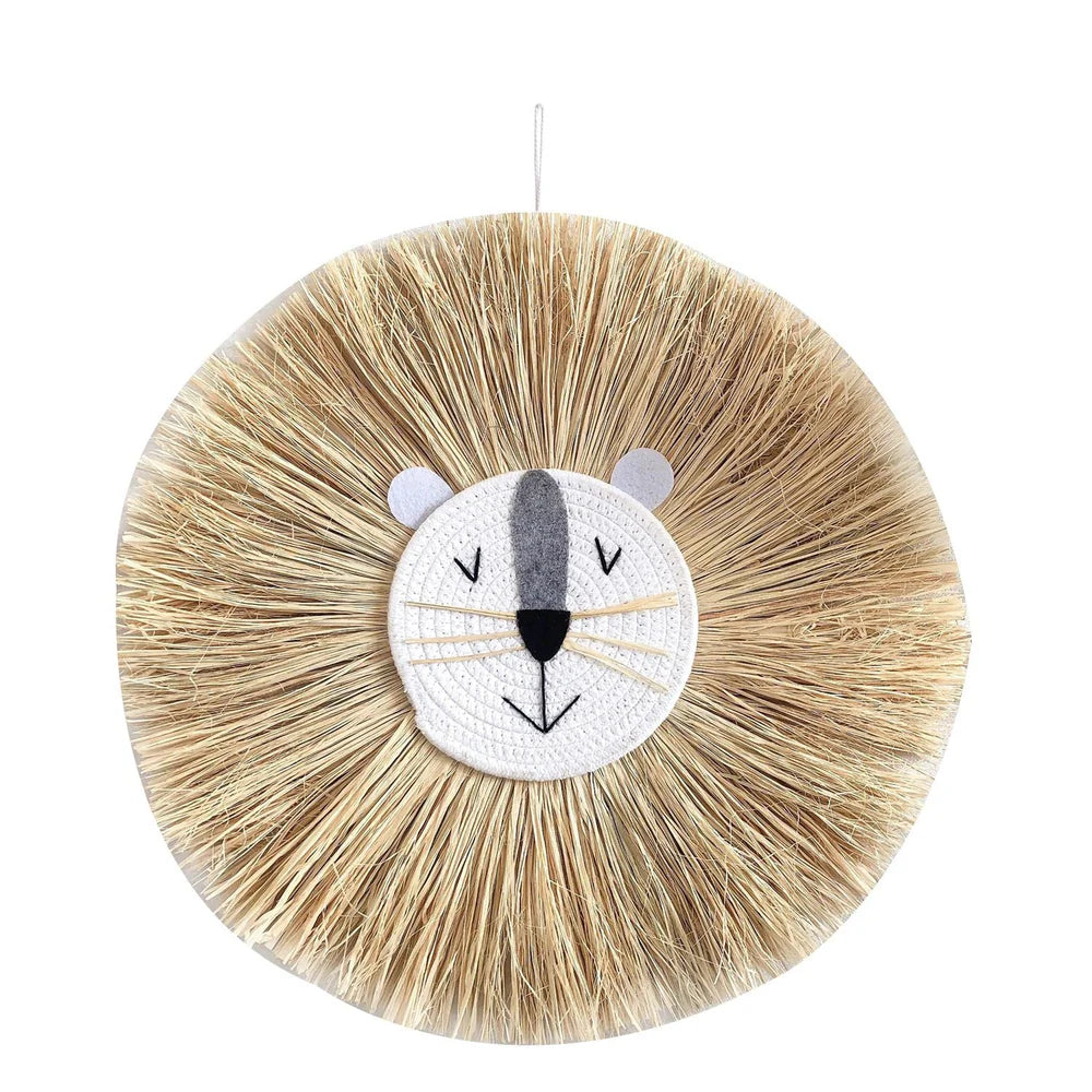 NordicWild Handgewebter Wandteppich – Skandinavisches Tiermotiv