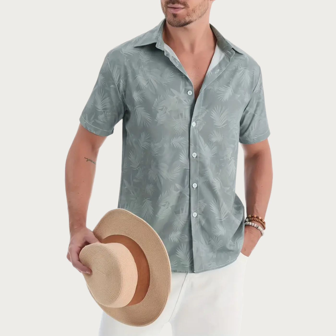 Simon - Herren Freizeithemd mit kurzen Ärmeln