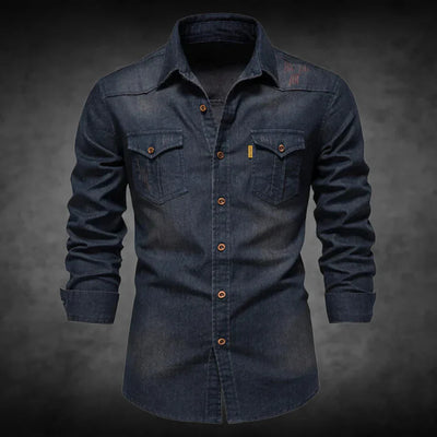 Horace - Langärmeliges Denim-Shirt