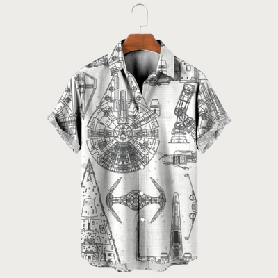 Byron - Kurzarmhemd für Herren