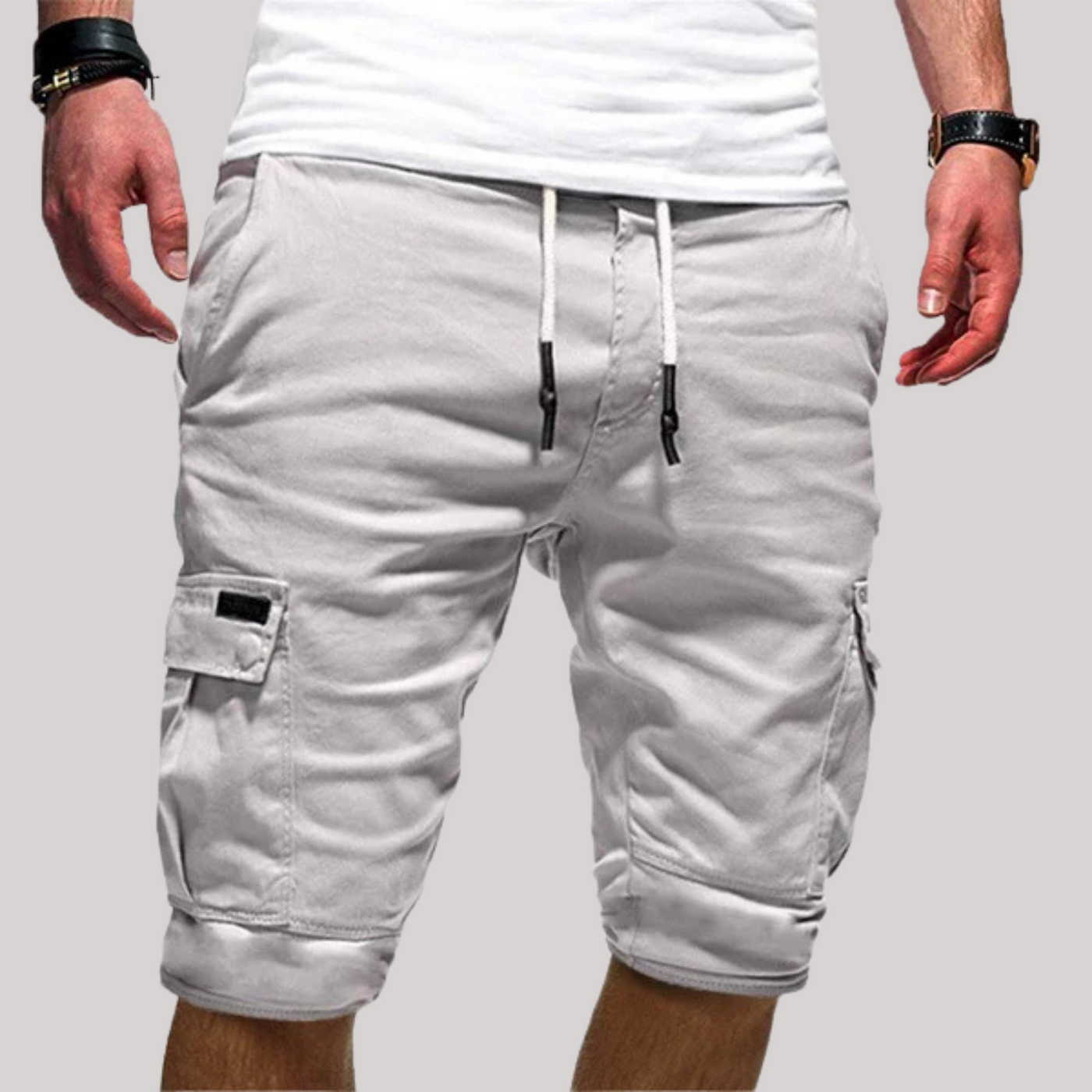 Leland - Bequeme Cargo-Shorts mit Kordelzug für Herren