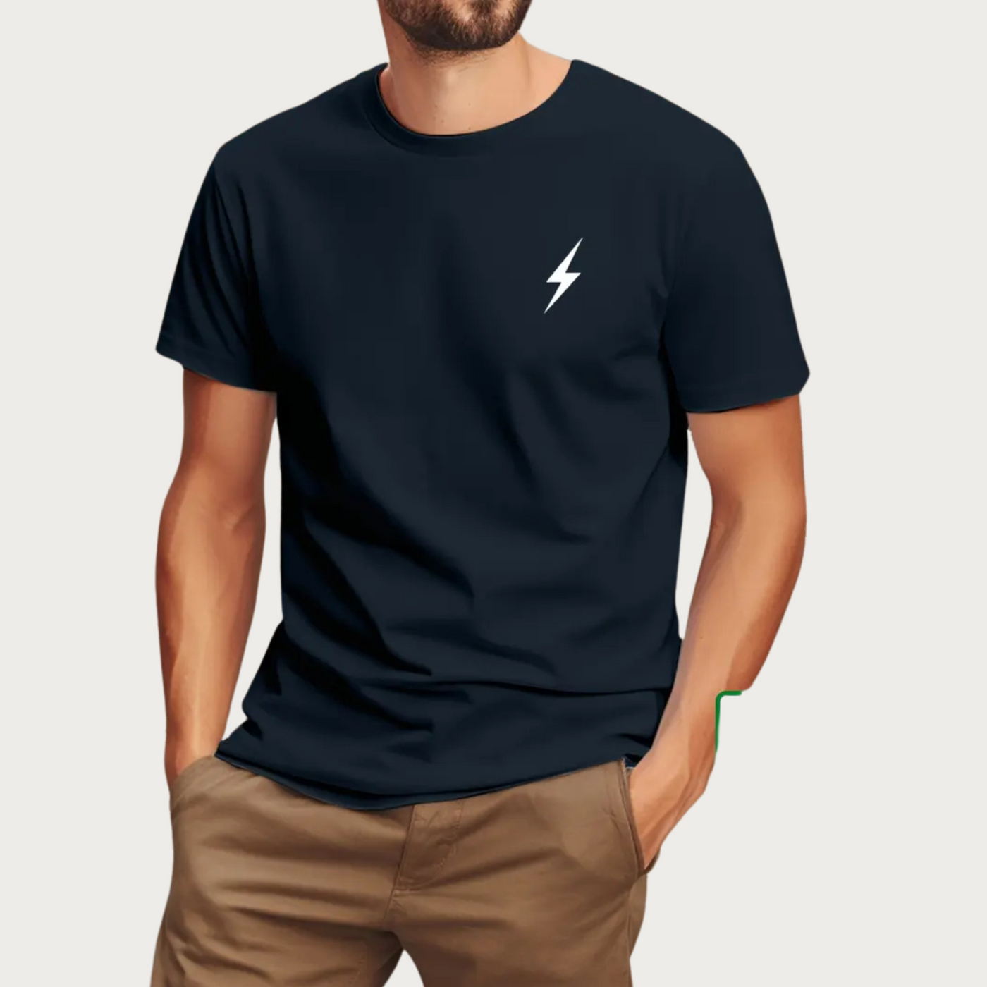 Jeffrey - Kurzärmliges Baumwoll-T-Shirt für Herren