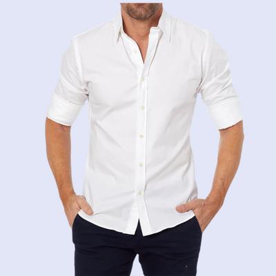Thomas - Lässiges Hemd mit Knopfleiste