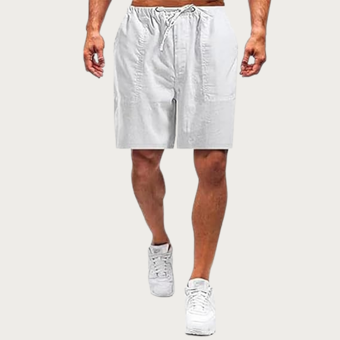 Frank - Baumwoll-Leinen-Shorts für Herren