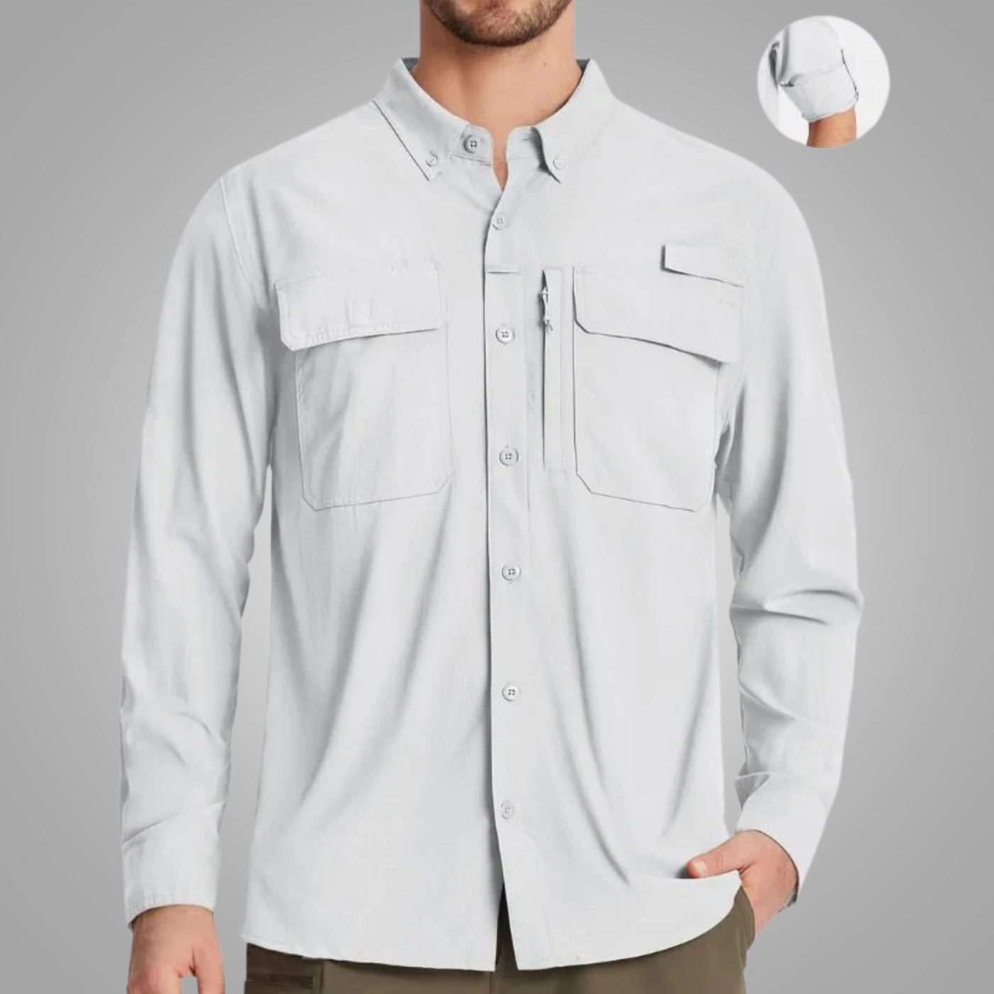 Oliver - Schnelltrocknende Langarmhemden für Herren