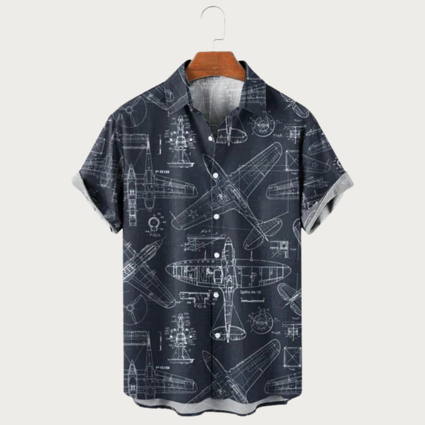 Byron - Kurzarmhemd für Herren