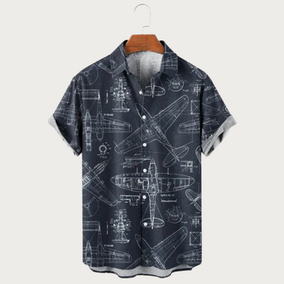 Byron - Kurzarmhemd für Herren