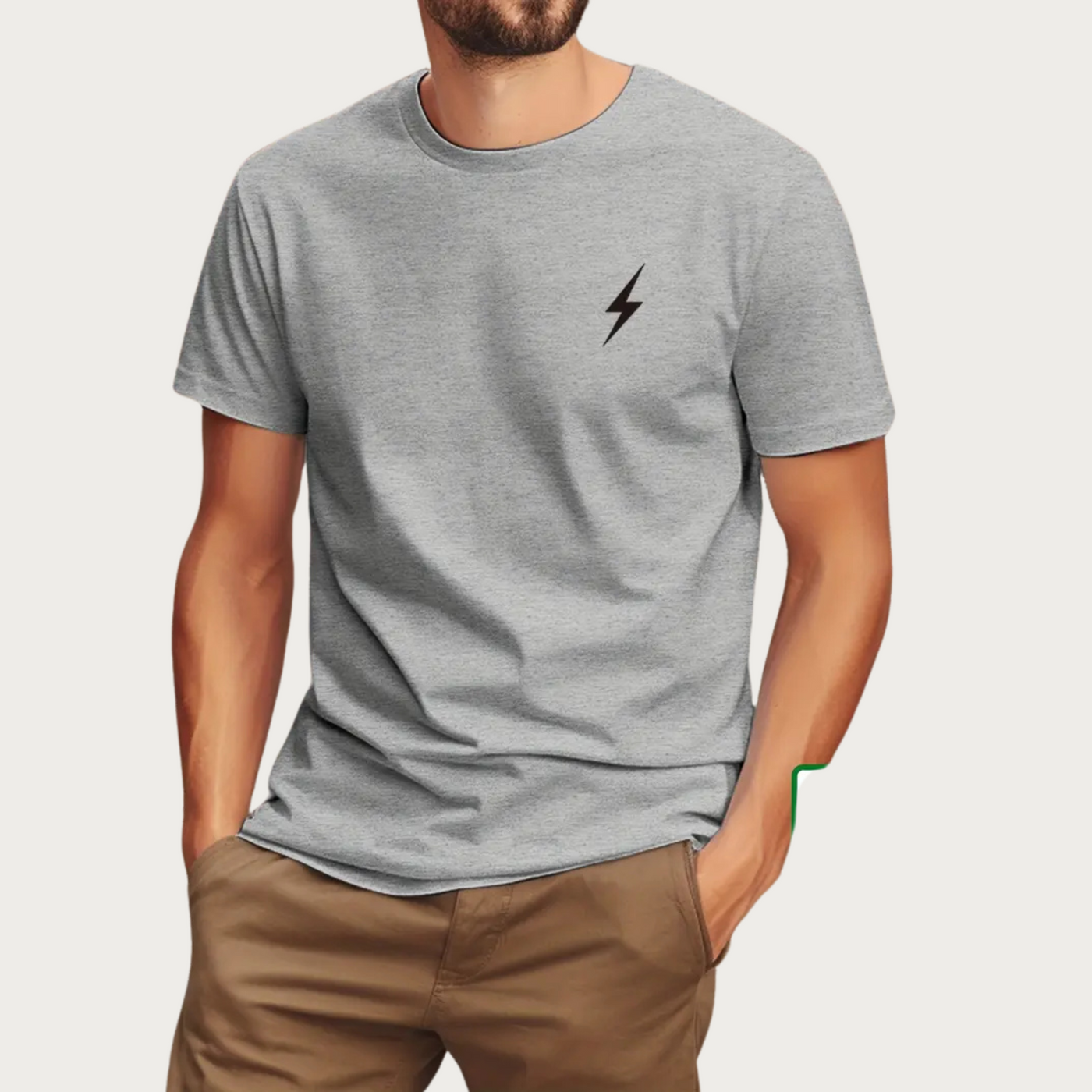 Jeffrey - Kurzärmliges Baumwoll-T-Shirt für Herren