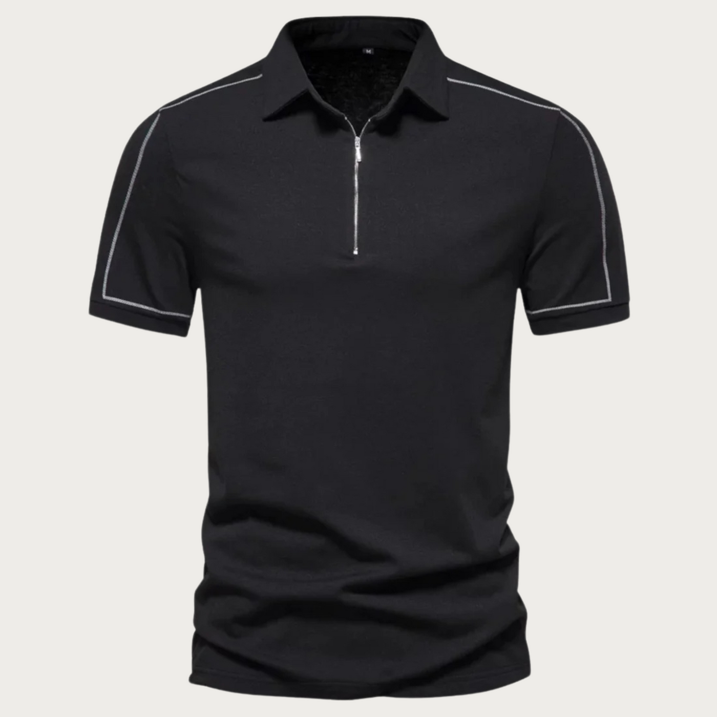 Allen - Kurzarmhemd mit Reißverschluss