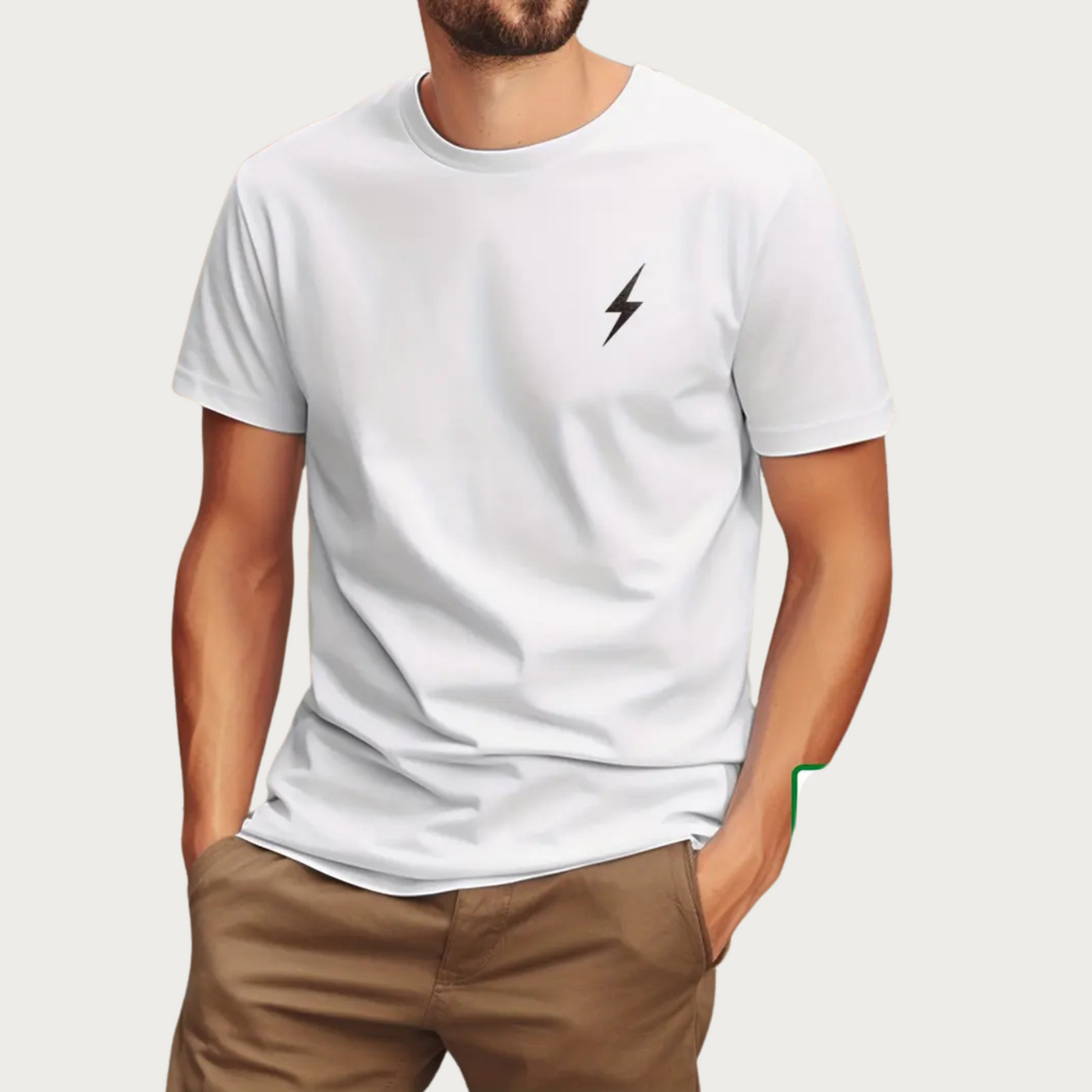 Jeffrey - Kurzärmliges Baumwoll-T-Shirt für Herren