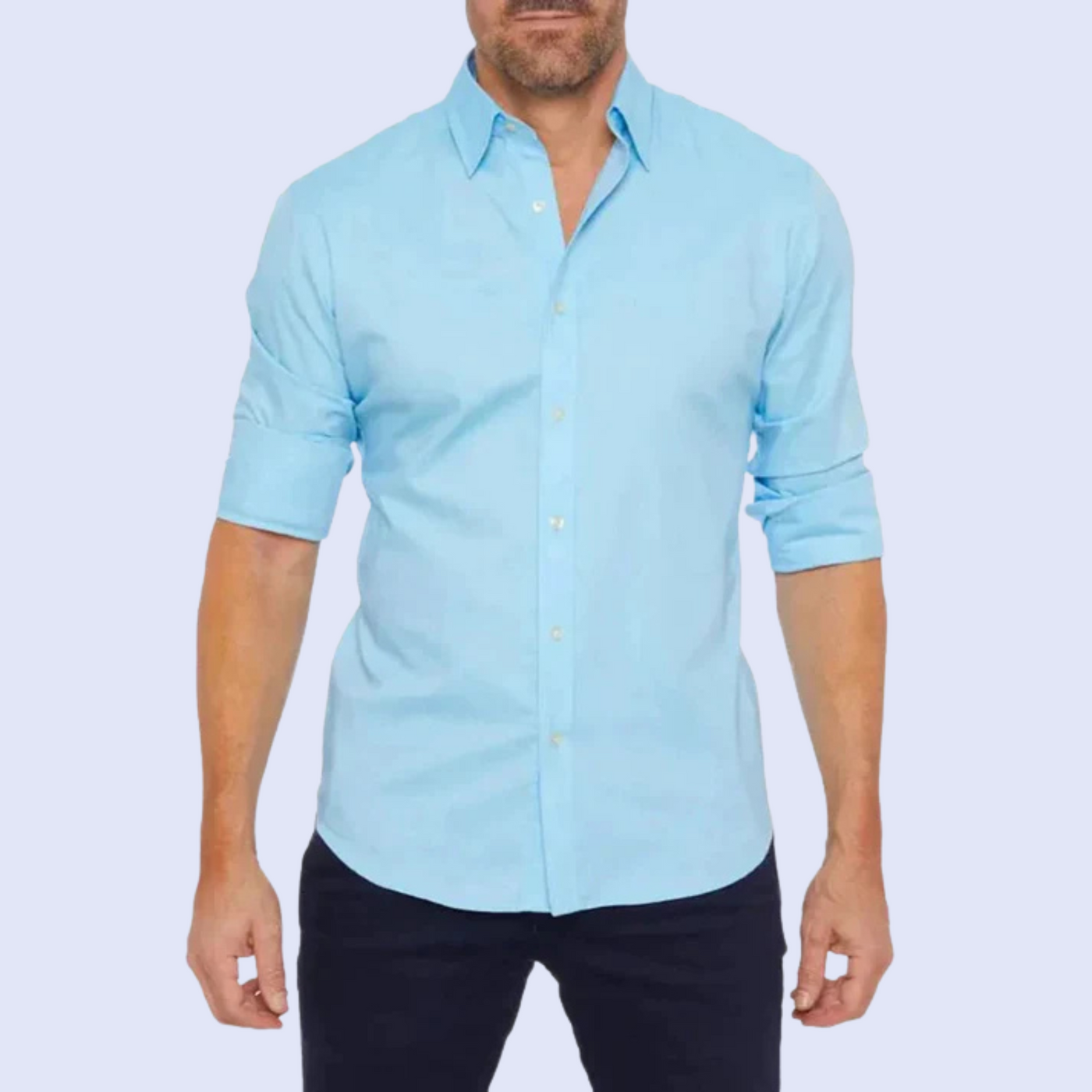 Ernest - Lässiges Hemd mit Knopfleiste