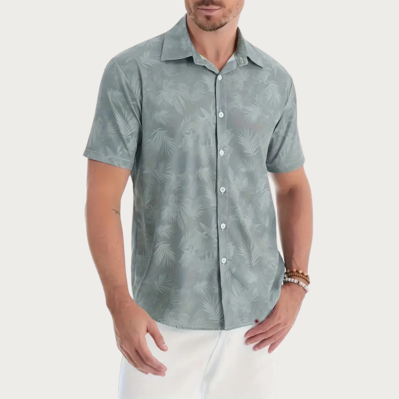 Simon - Herren Freizeithemd mit kurzen Ärmeln