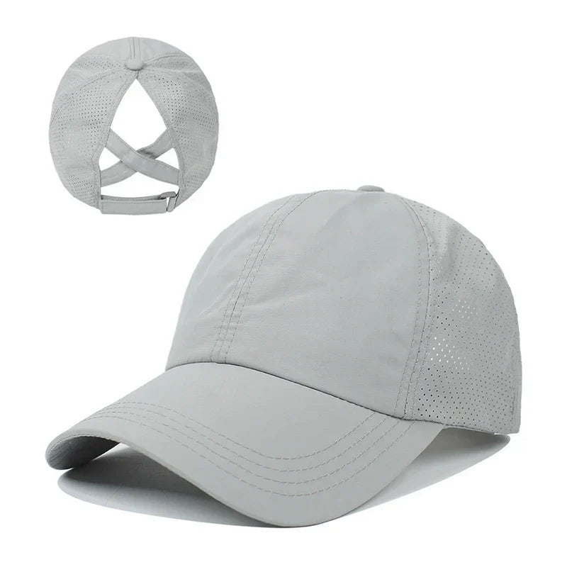 Atmungsaktive Unisex Sport-Basecap aus Mesh mit verstellbarem Sitz – AeroCap