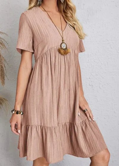 Lorene – Elegantes Bauch Schmeichelhaft Kleid