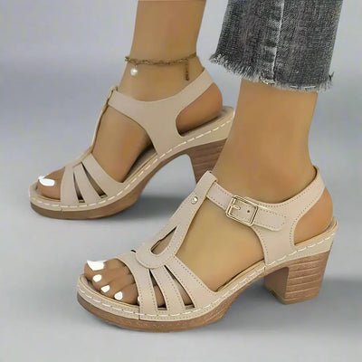 Irma | Orthopädische Sandalen mit Absatz