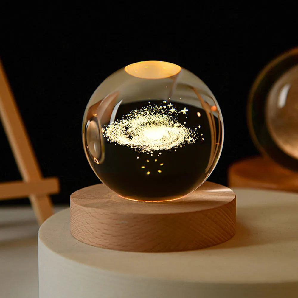 StellarGlow - 3D Planeten-Nachtlampe mit Sonnensystemdesign