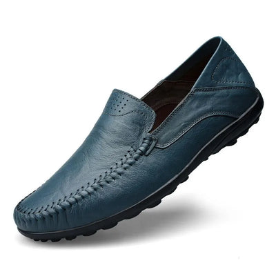 Herren-loafer aus echtem italienischem leder