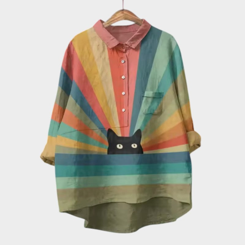 Mathilde | Oversize-Bluse mit fröhlichem Komfort