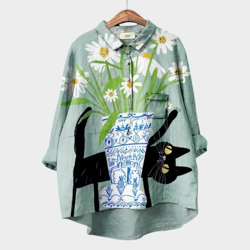 Cindraliese | Oversize-Bluse für entspannten Komfort