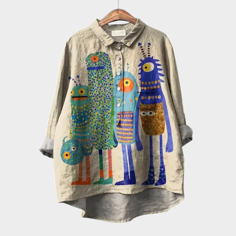 Cindraliese | Oversize-Bluse für entspannten Komfort