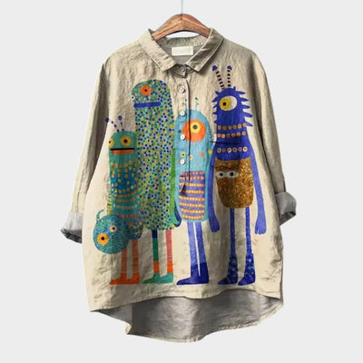 Cindraliese | Oversize-Bluse für entspannten Komfort