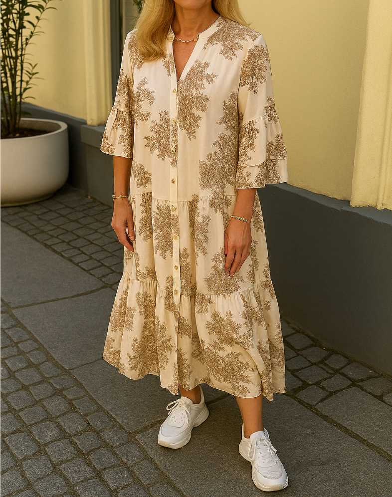 Carina™ | Elegantes Blumen-Kleid