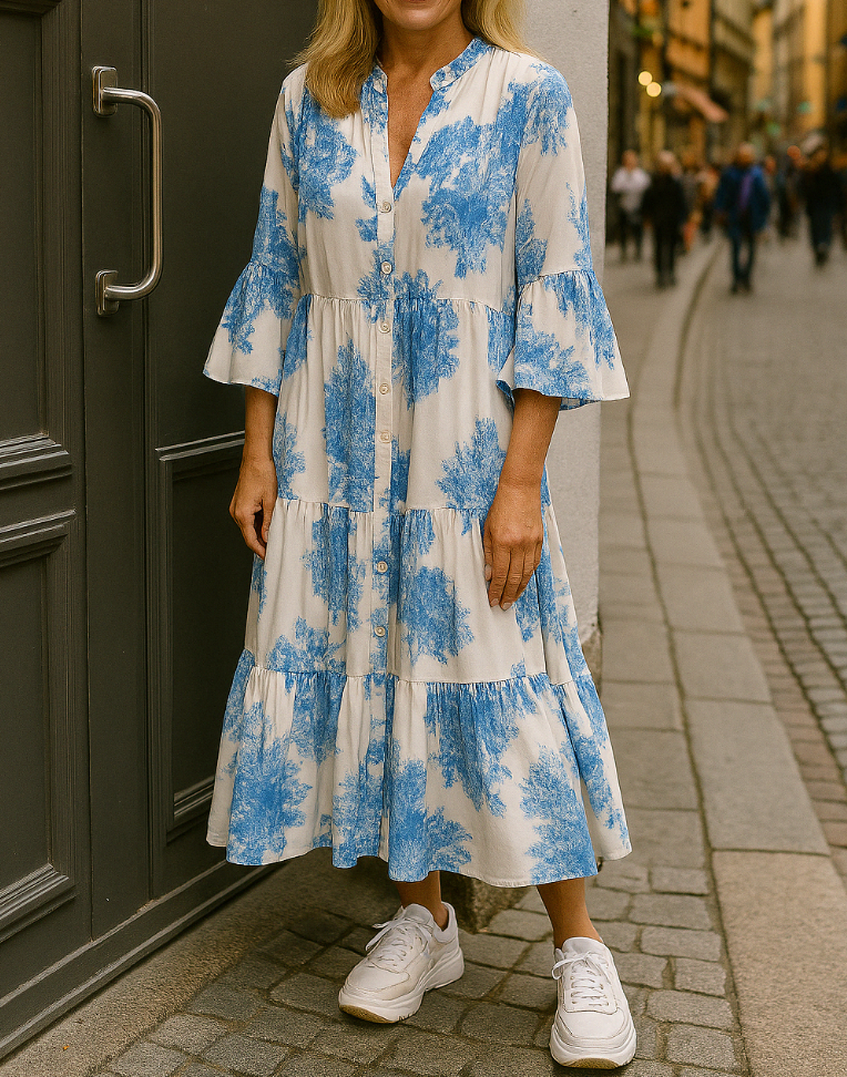 Carina™ | Elegantes Blumen-Kleid