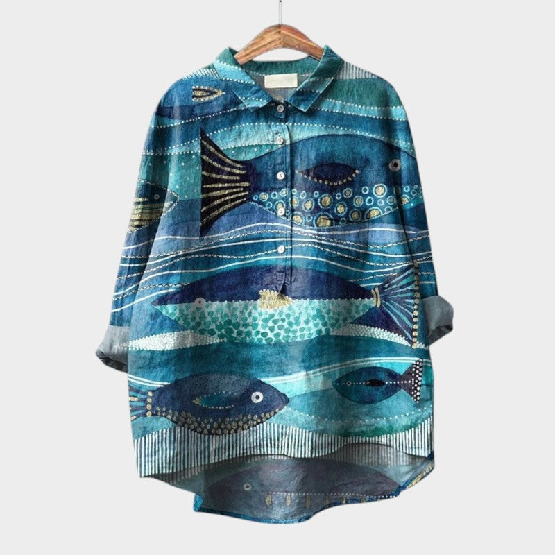 Gislawen | Oversize-Bluse für sonnigen Komfort