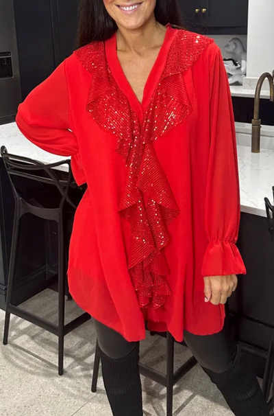 Alicia™ - Elegante Bluse mit Rüschen