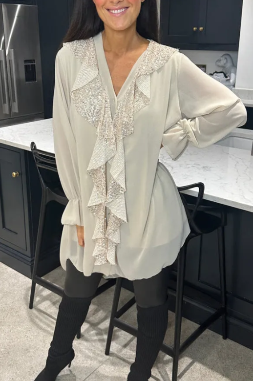 Alicia™ - Elegante Bluse mit Rüschen