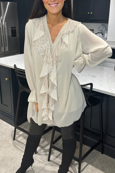 Alicia™ - Elegante Bluse mit Rüschen