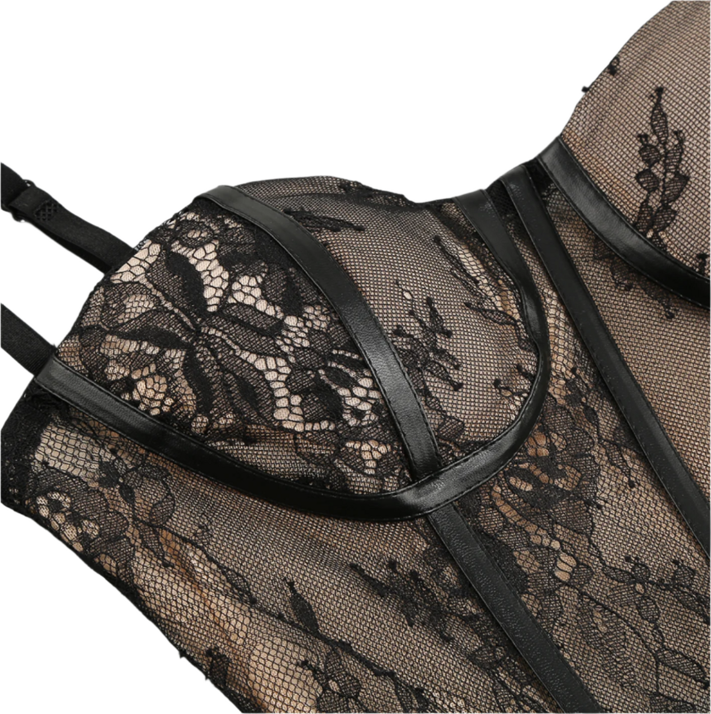 Misha - Blumenkleid mit Herz-Ausschnitt im Korsettstil