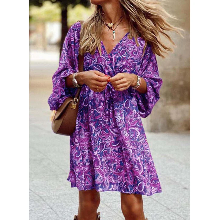 Sommerbrise boho kleid für damen
