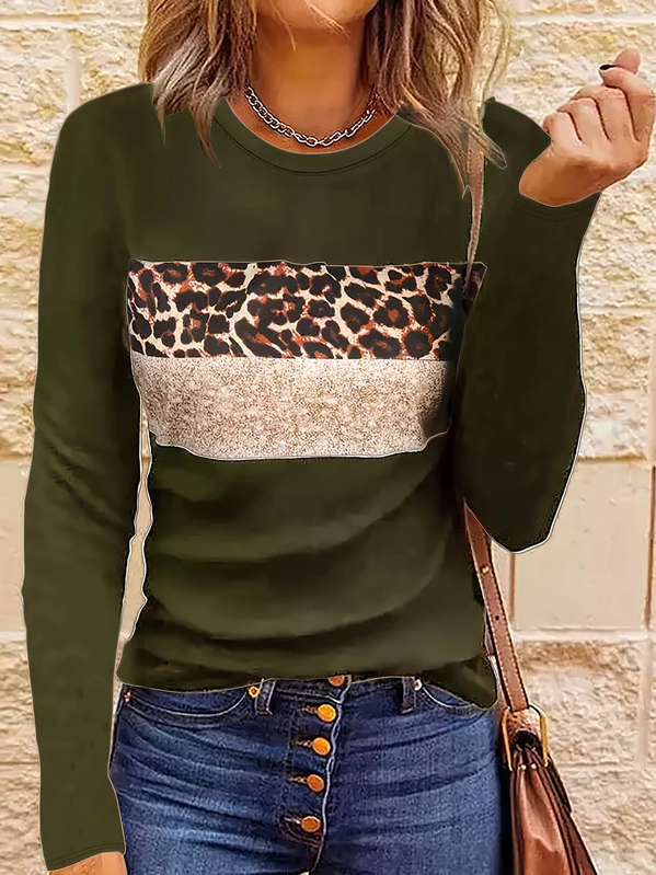 Emmi | das schicke langarmshirt mit leopardenprint