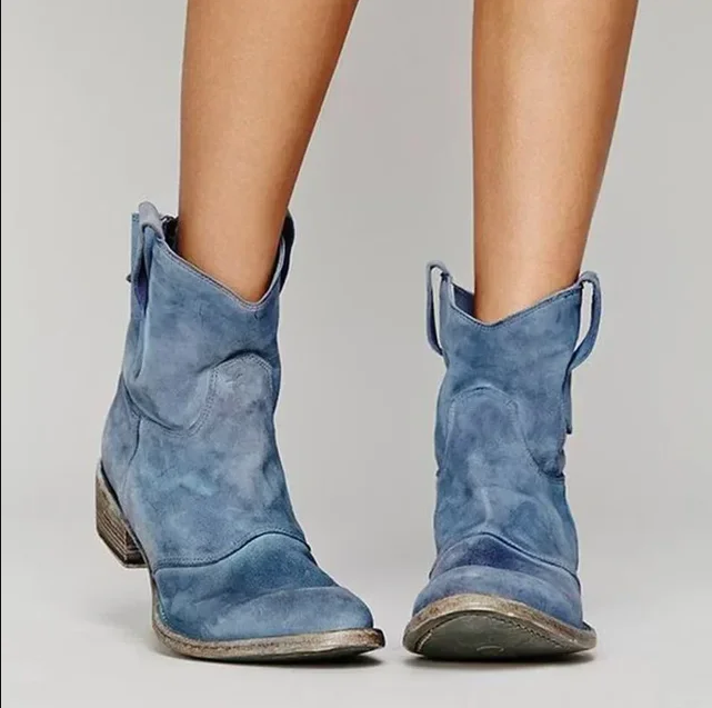 Vintage-cowboy-stiefeletten für damen